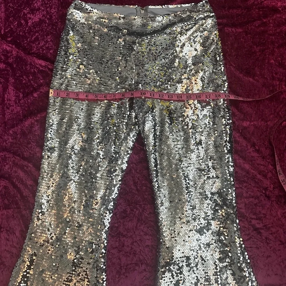 Silver Sequin Club EXX pants - Picture 4 of 9
